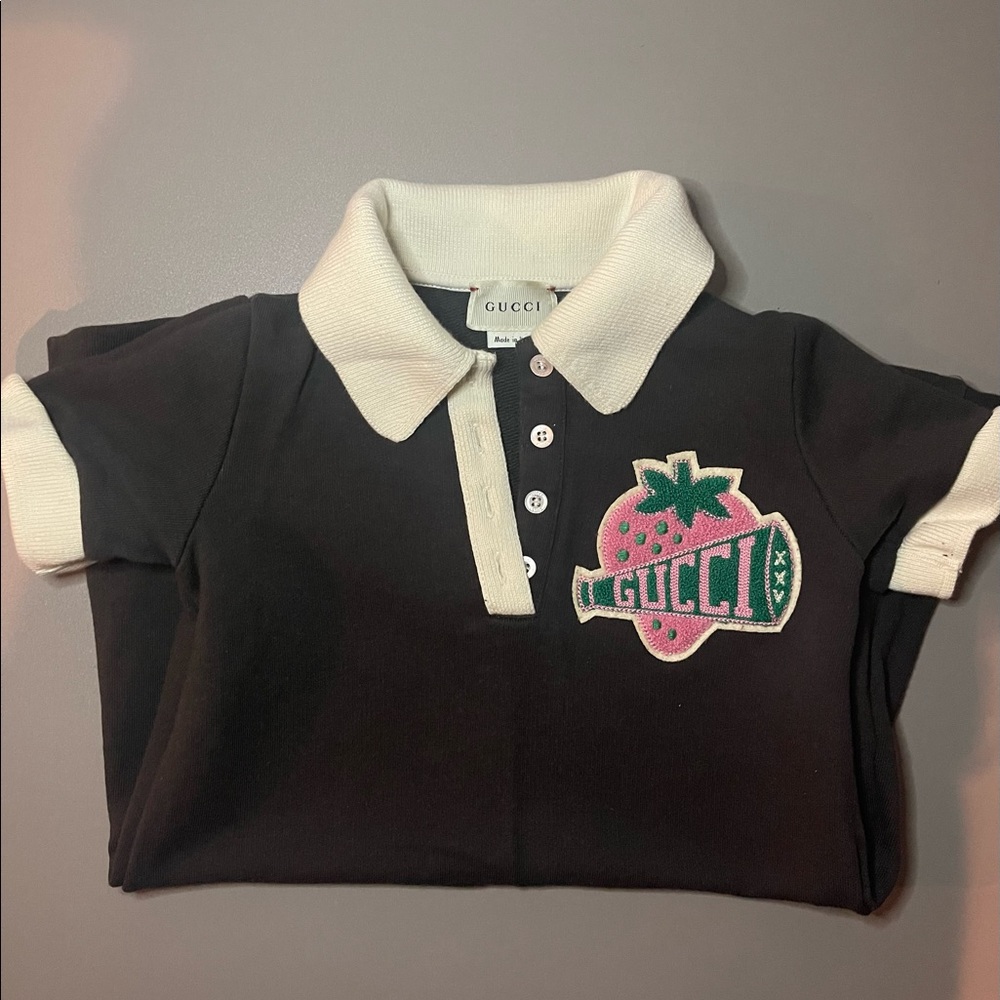 Toddler Gucci short sleeved  sweater dress.